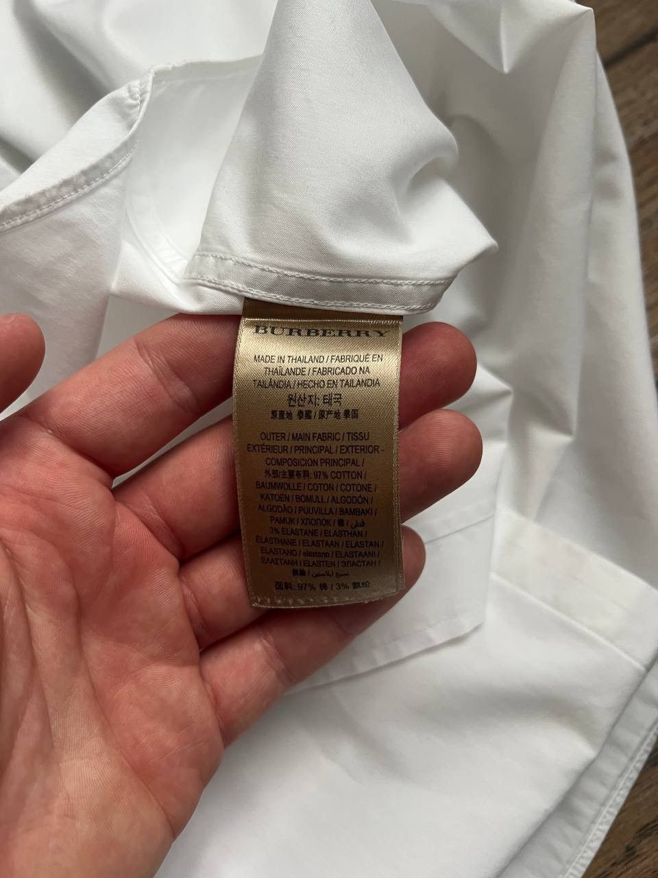 Burberry Burberry White Shirt Size US L / EU 52-54 / 3 - 10 Thumbnail