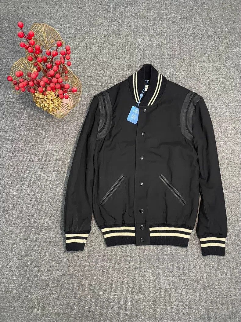 Saint Laurent Paris Saint Laurent Paris Black Samurai Patchwork Lamb Skin Wool Size US XS / EU 42 / 0 - 1 Thumbnail