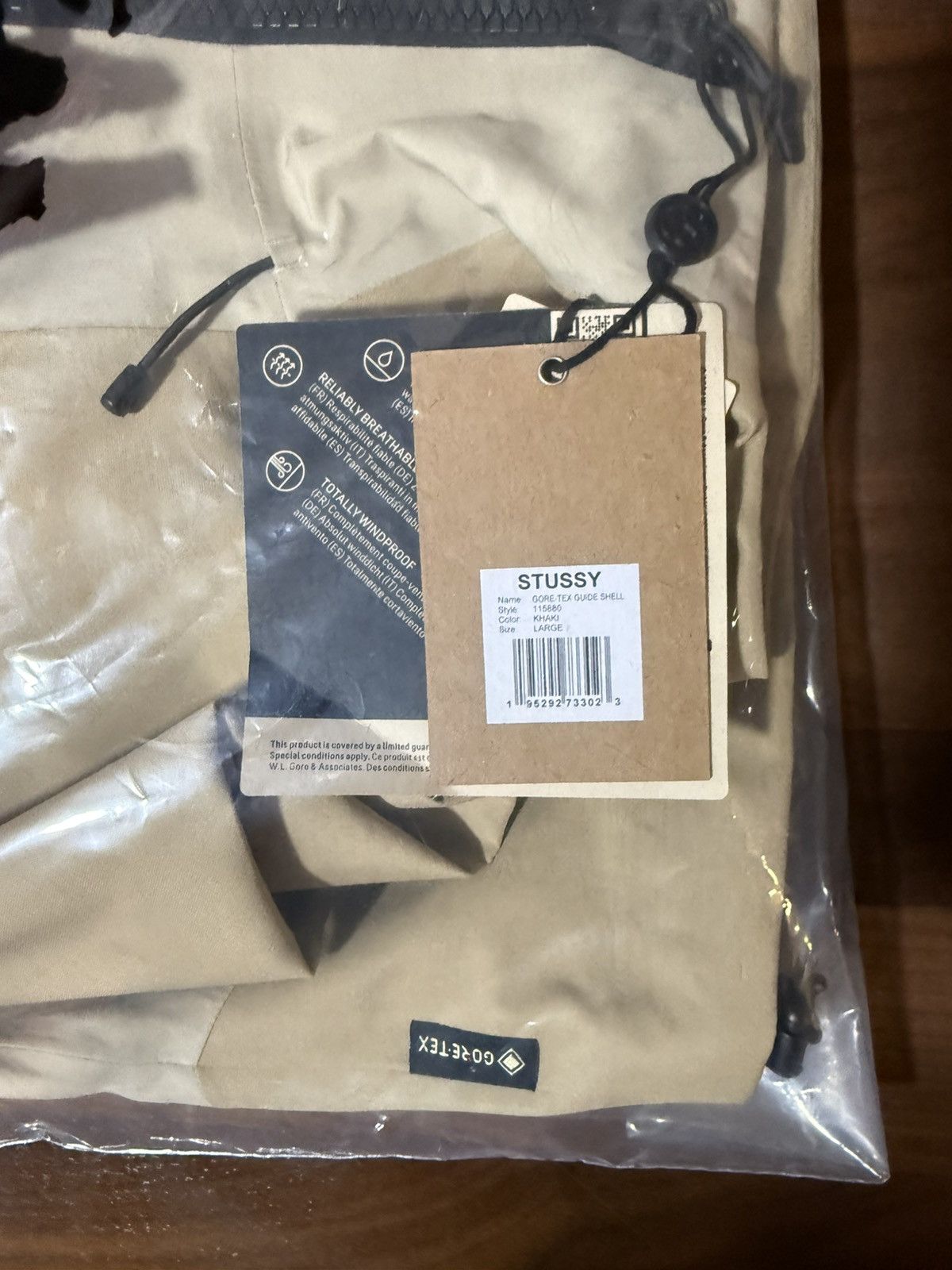 Goretex × Stussy Stussy STÜSSY GORE-TEX® GUIDE SHELL Khaki Size Large Jacket Size US L / EU 52-54 / 3 - 10 Thumbnail