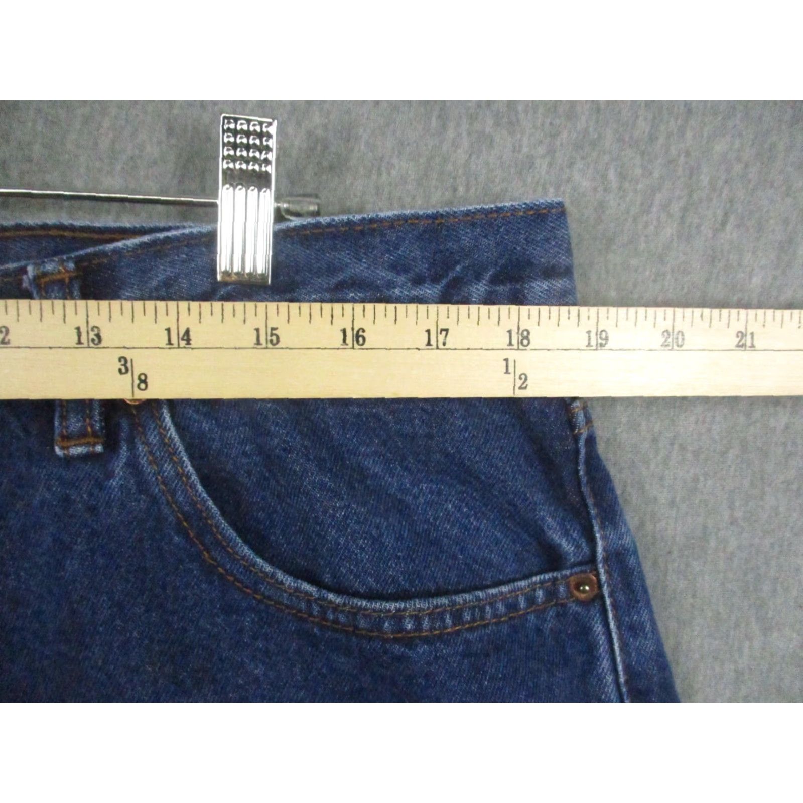 Rocawear VINTAGE Rocawear Jeans Men 38x32 Baggy Loose Fit Blue Wash Denim Wide Leg Distressed Logo 5-Pocket Mens Jeans Size US 38 / EU 54 - 6 Thumbnail