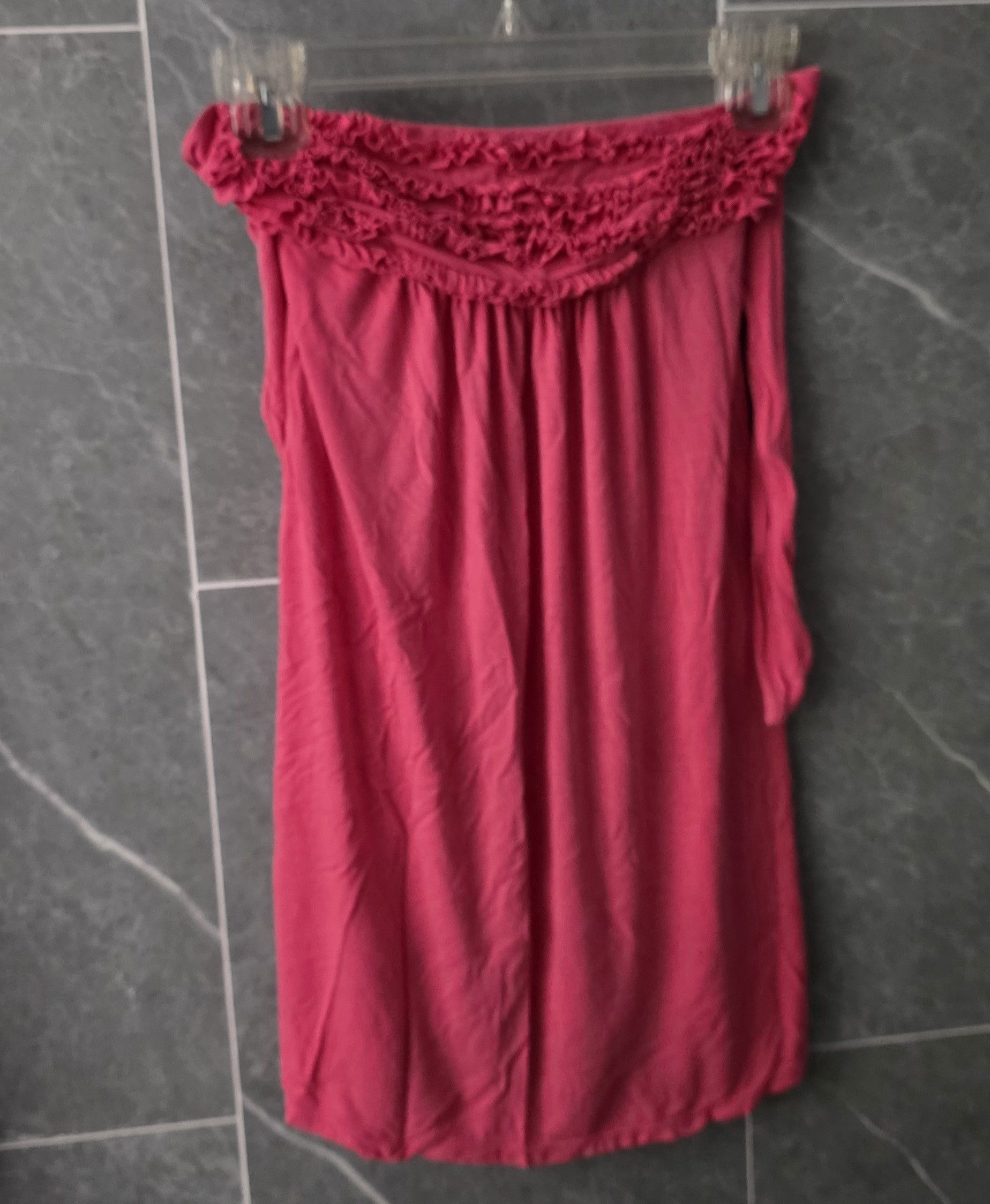 Victoria's Secret Victoria's Secret Pink Ruffle Strapless Swim Cover Up XS Size ONE SIZE - 1 Thumbnail