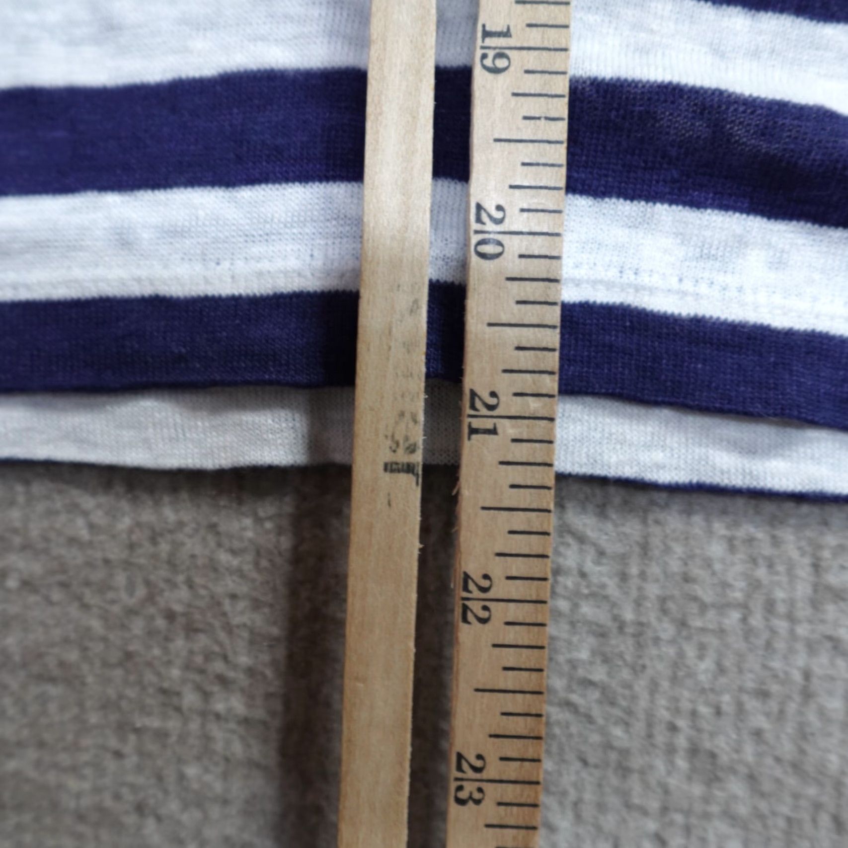 Theory Theory Womens Shirt Small White Blue Breton Stripe Crewneck 100% Linen Size S / US 4 / IT 40 - 7 Thumbnail