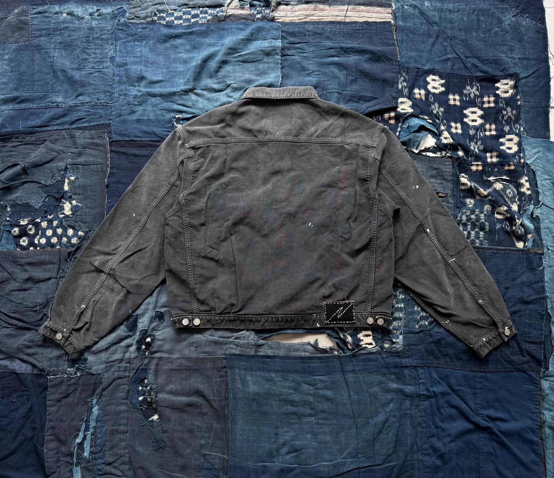 Visvim VISVIM 26SS ICT 101X G.CORDS CRASH BLK Wash Ink Splat Cut JKT Size US XL / EU 56 / 4 - 3 Thumbnail