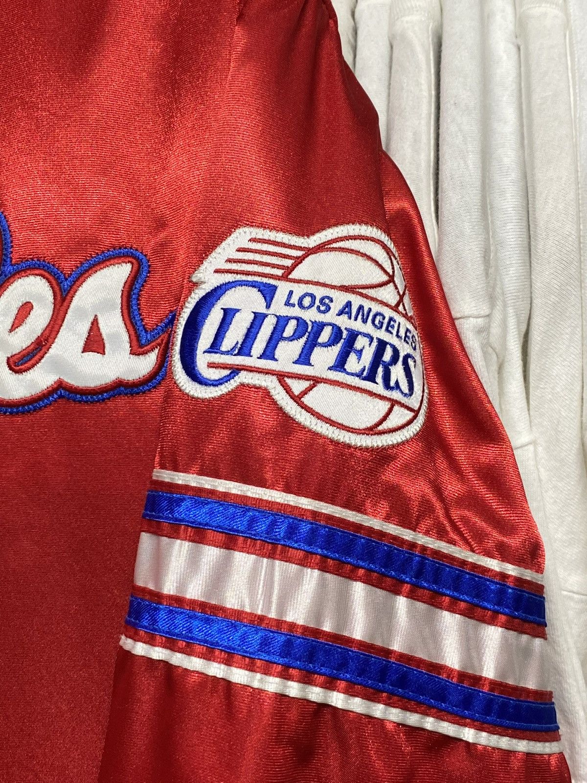 Vintage 00’ Los Angeles Clippers Jacket Satin Starter Medium