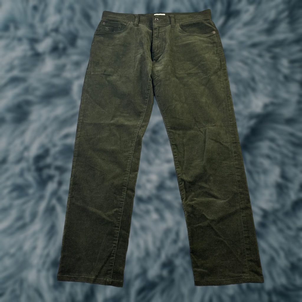 Todd Snyder Corduroy Pants Slim Fit Chino Men 31x32 31x29 Green 5-Pocket Casual Vintage No N/A