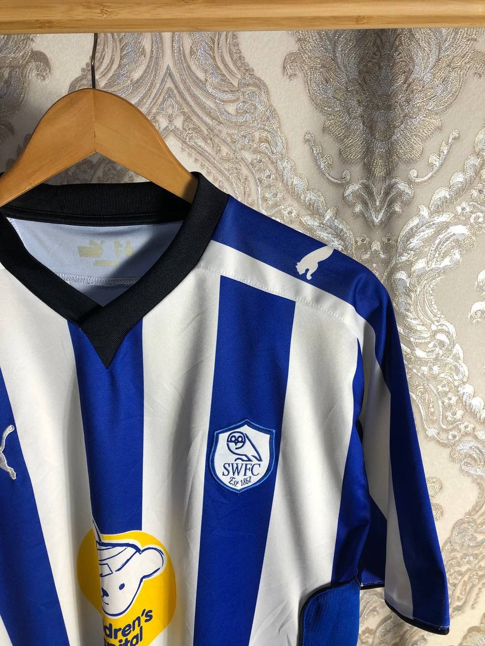 Puma VINTAGE PUMA FC SHEFFIELD WEDNESDAY UNITED SOCCER JERSEY 90s Size US L / EU 52-54 / 3 - 2 Thumbnail