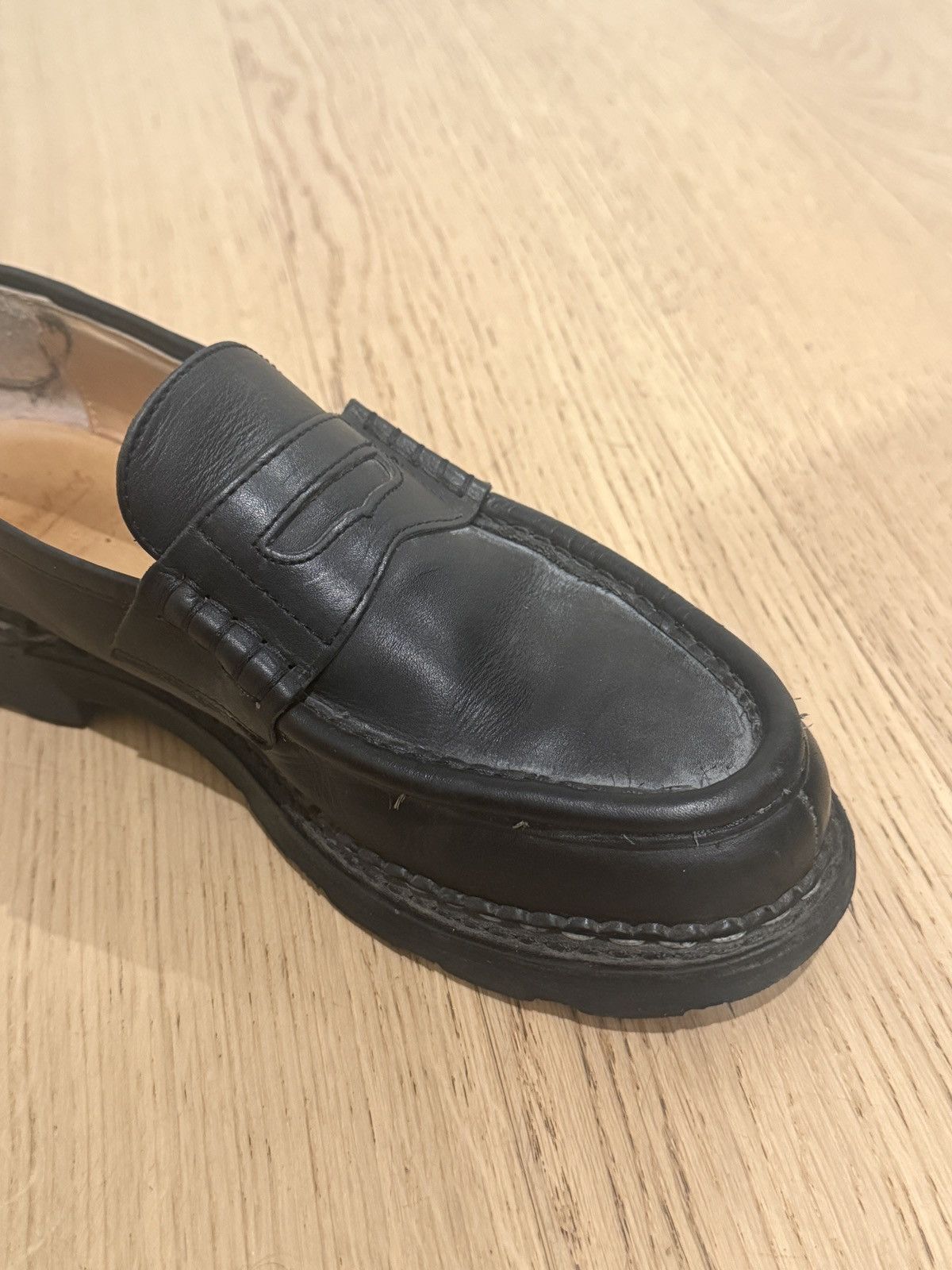 Paraboot Paraboot Reims Chunky Loafer (Black Marche Leather) Size US 10 / EU 43 - 2 Thumbnail
