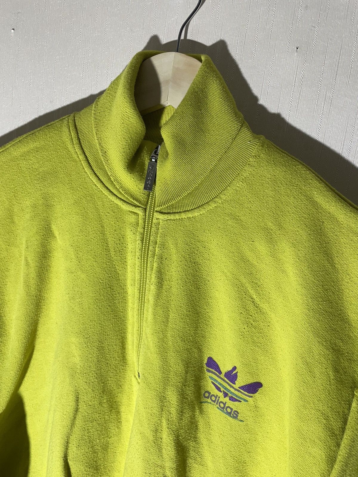 Adidas × Vintage Adidas 1/4 zip sweatshirt vintage streetwear 90s Size US S / EU 44-46 / 1 - 2 Thumbnail