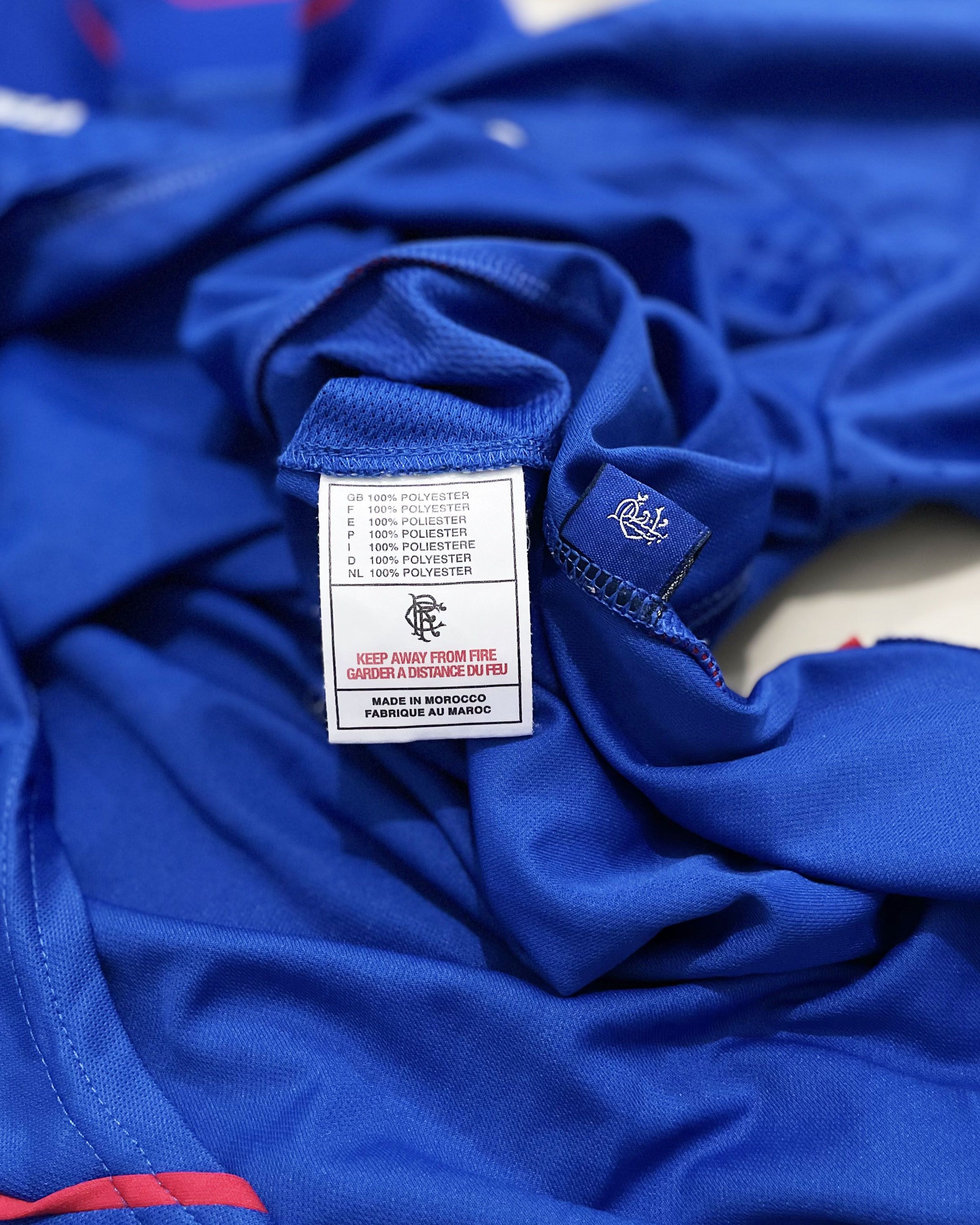 Diadora Rangers Home Kit 2002 2003 Size US L / EU 52-54 / 3 - 5 Thumbnail