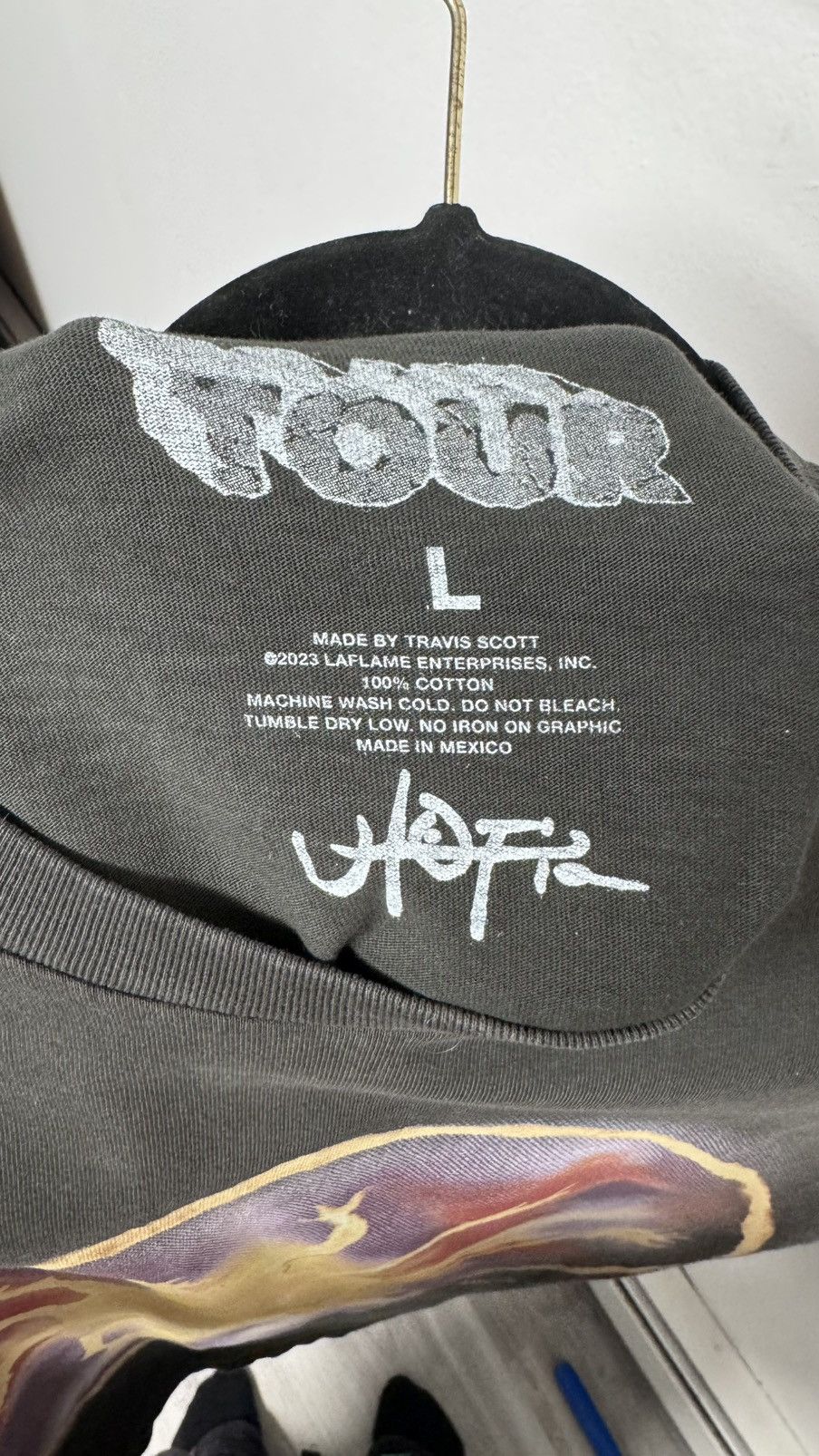 Travis Scott Unique Printing Error Travis Scott T Shirt Size US L / EU 52-54 / 3 - 4 Thumbnail