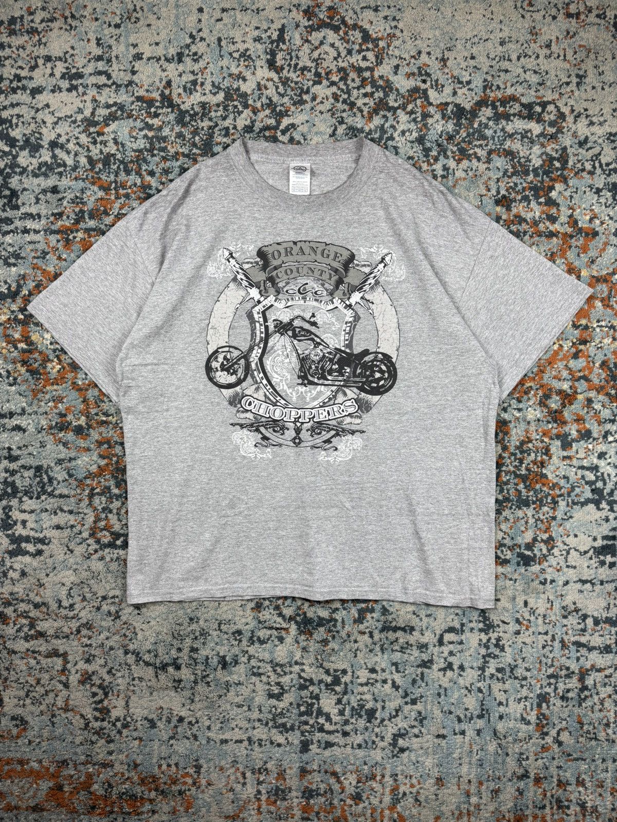Vintage × West Coast Choppers Vintage 90s Orange County Choppers graphic tee Size US XL / EU 56 / 4 - 1 Thumbnail
