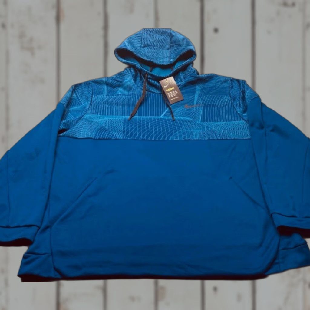 Nike VINTAGE Nike Therma Dri-Fit Pullover Hoodie BV2752-492 Blue Men's Size 3XL NEW 8159 Size US XXL / EU 58 / 5 - 1 Thumbnail