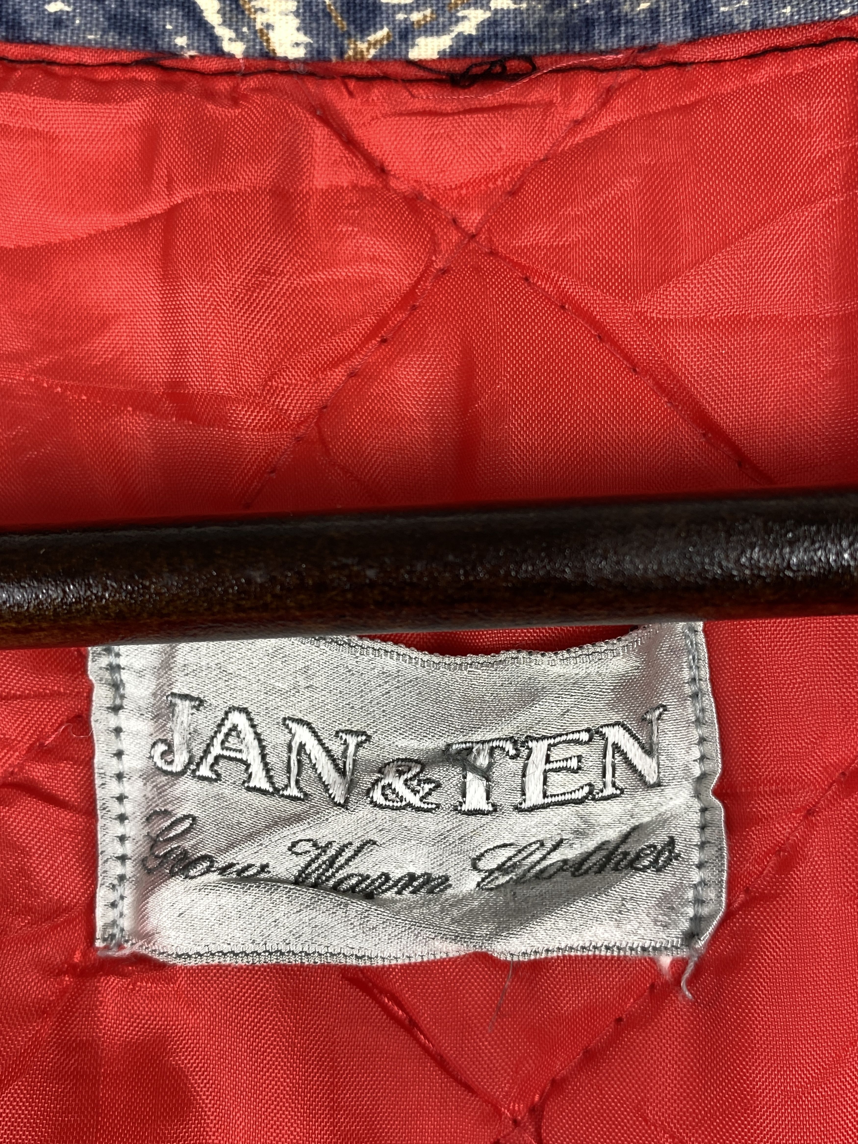 Japanese Brand Vintage Jan & Ten Kimono Puffer Quilted Lining Jacket J1854 Size US M / EU 48-50 / 2 - 9 Thumbnail