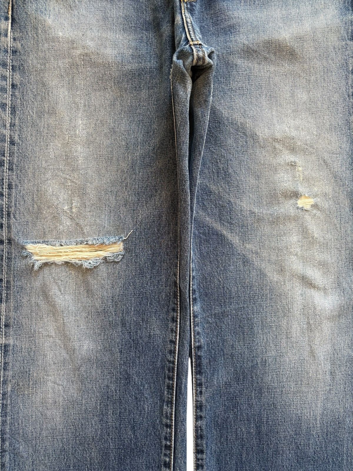 Levi's Vintage 90s Levis 503B Selvedge Mud Wash Distress Baggy Jean Size US 32 / EU 48 - 5 Thumbnail