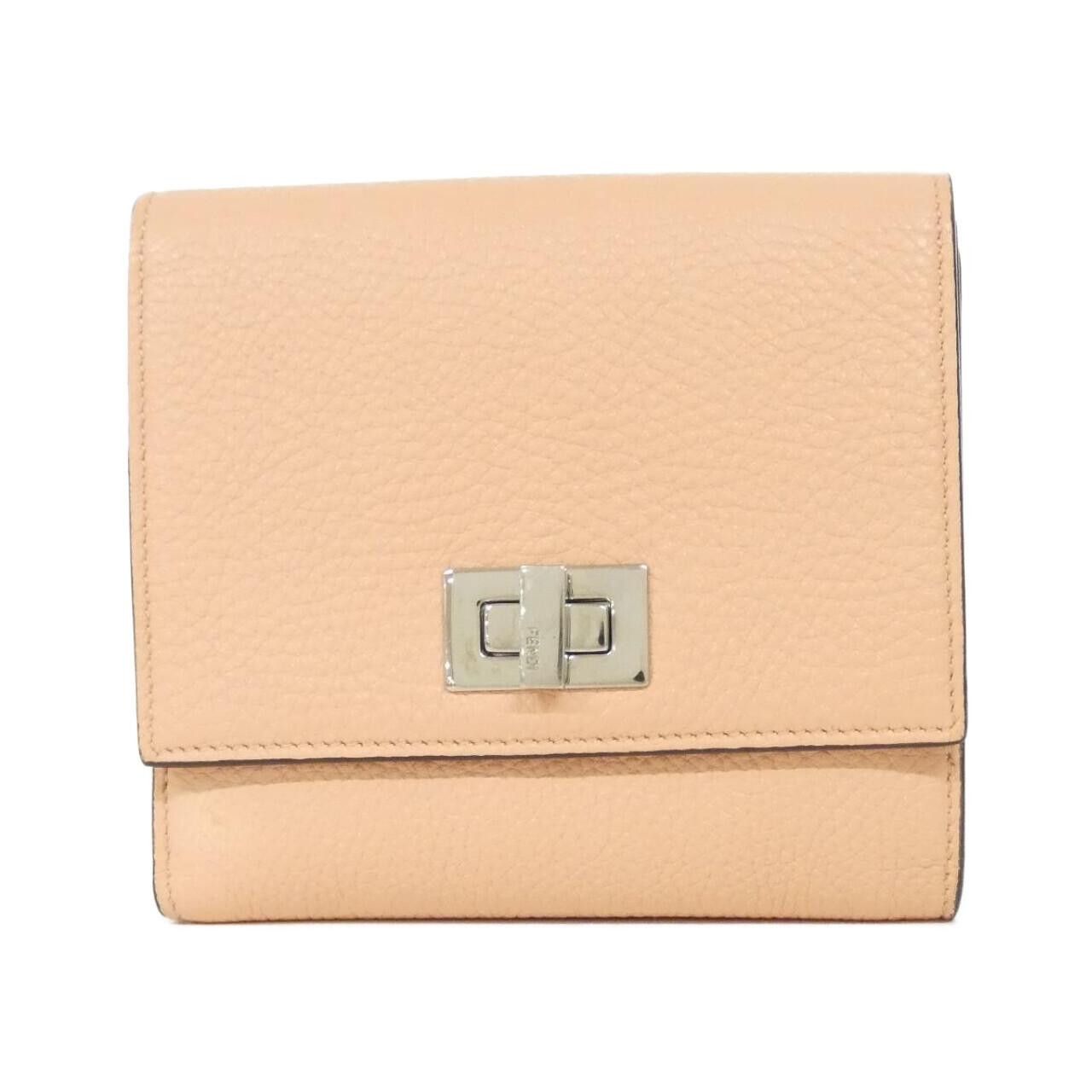 Fendi Fendi Fendi Peekaboo Calf Wallet Leather Short Wallet 8M0438A91B DUTY FREE for USA Size ONE SIZE - 1 Thumbnail