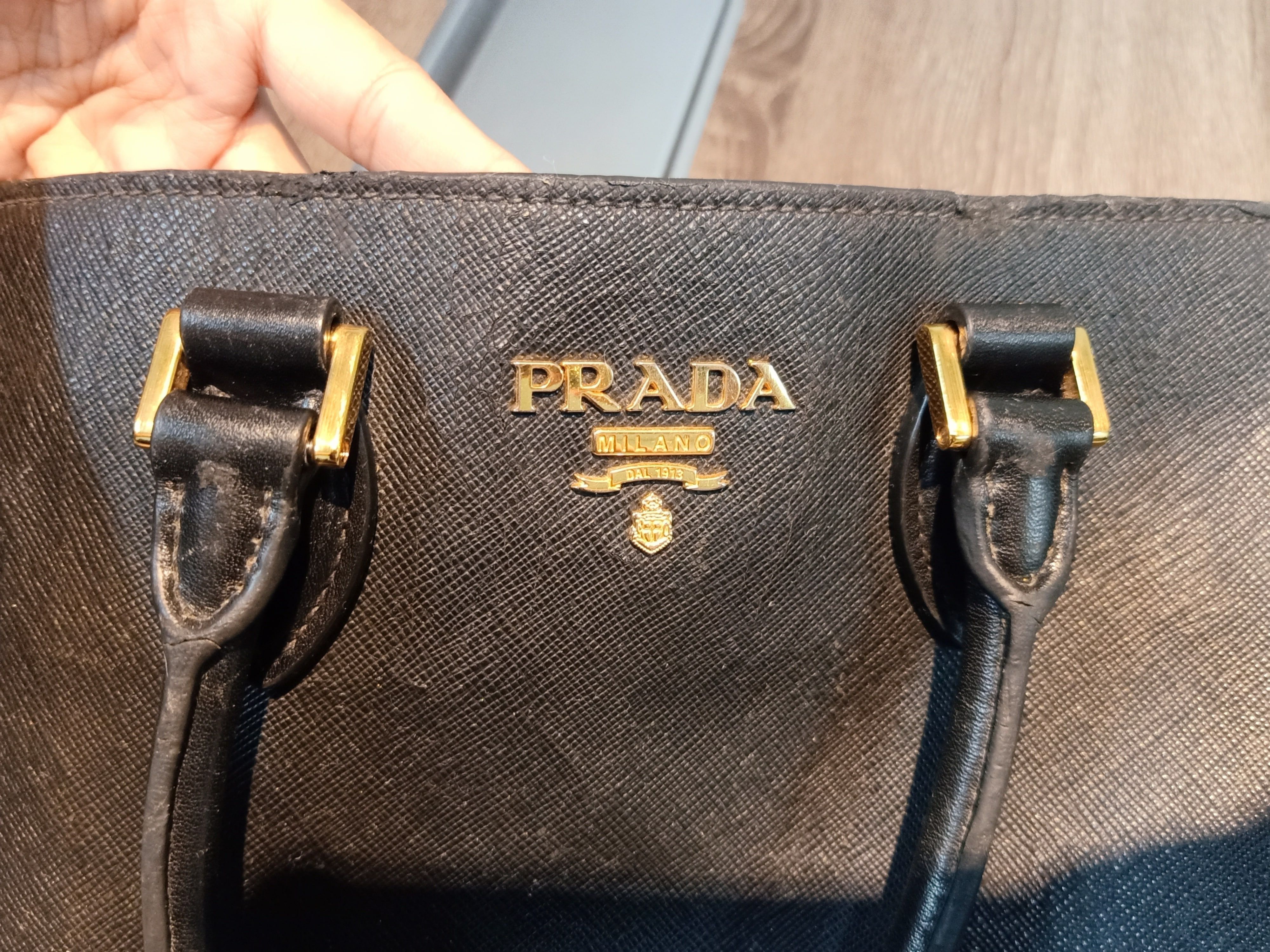 Prada Prada Saffiano Leather Bag Size ONE SIZE - 3 Thumbnail