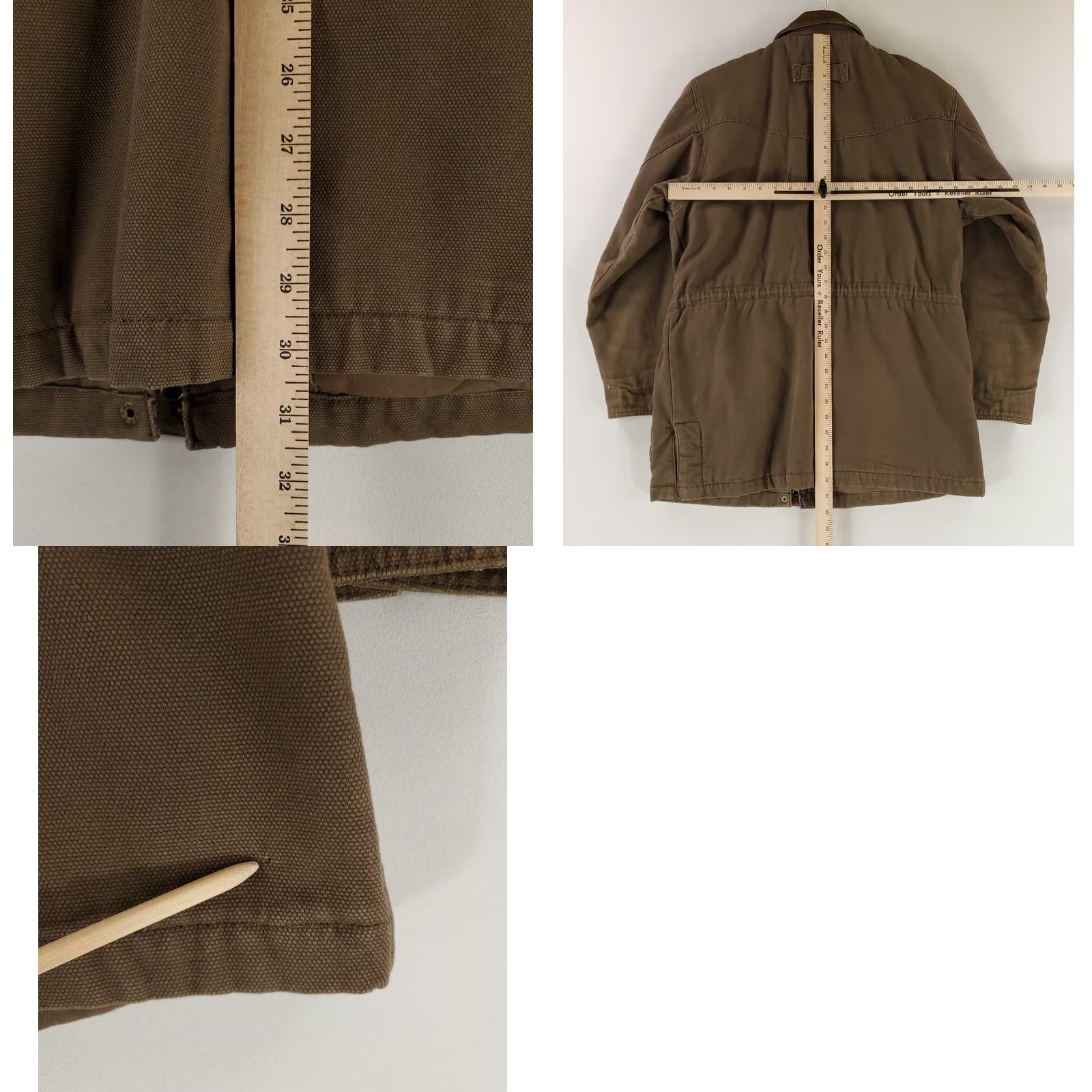 Vintage Cabela's Jacket Chore Barn Coat Brown Womens M M Brown Chore Barn Coat Women's Jacket Pre-Owned Size M / US 6-8 / IT 42-44 - 8 Thumbnail