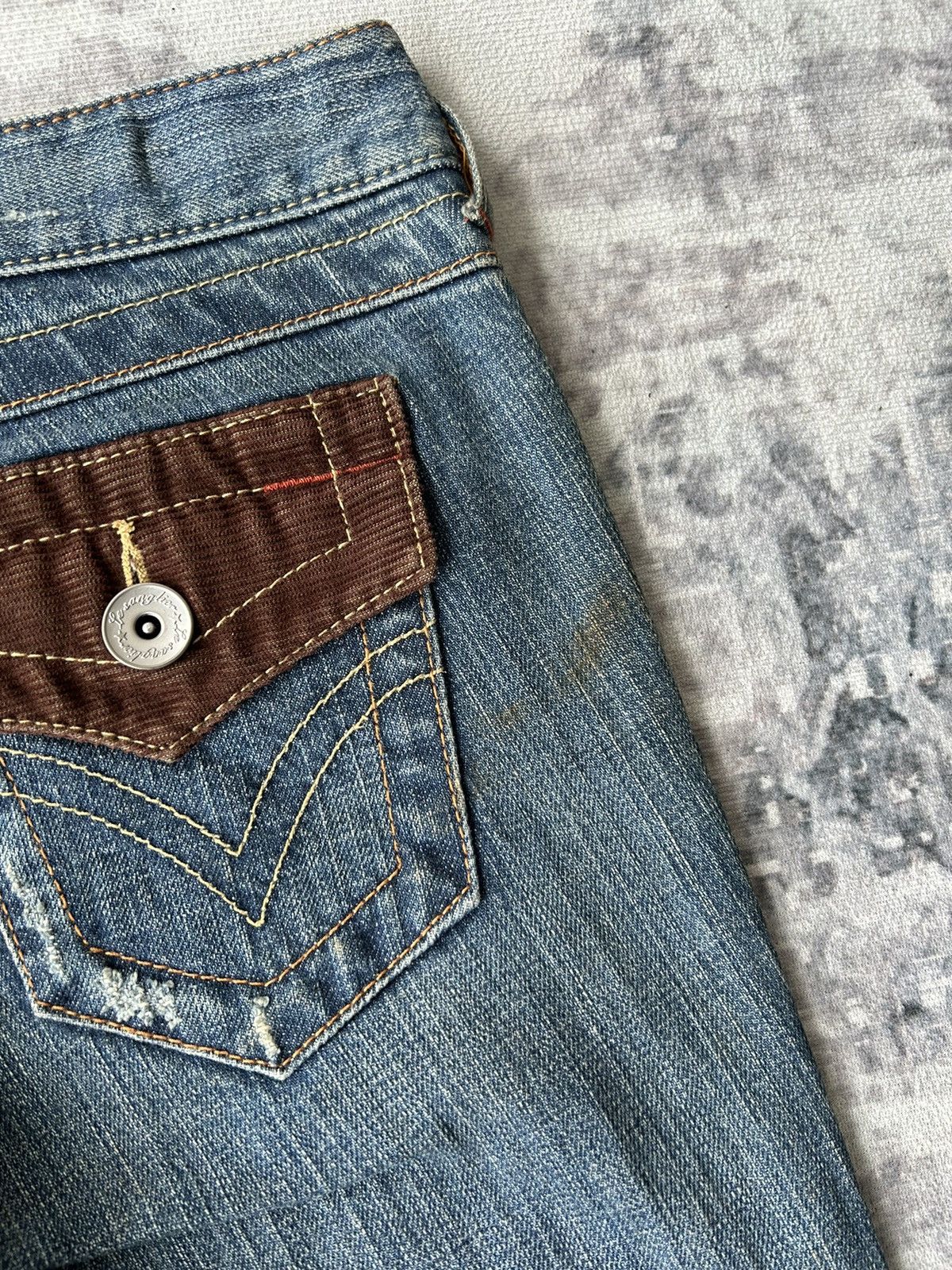 Tornado Mart A.v.v Design Flared jeans Size 28" / US 6 / IT 42 - 12 Thumbnail