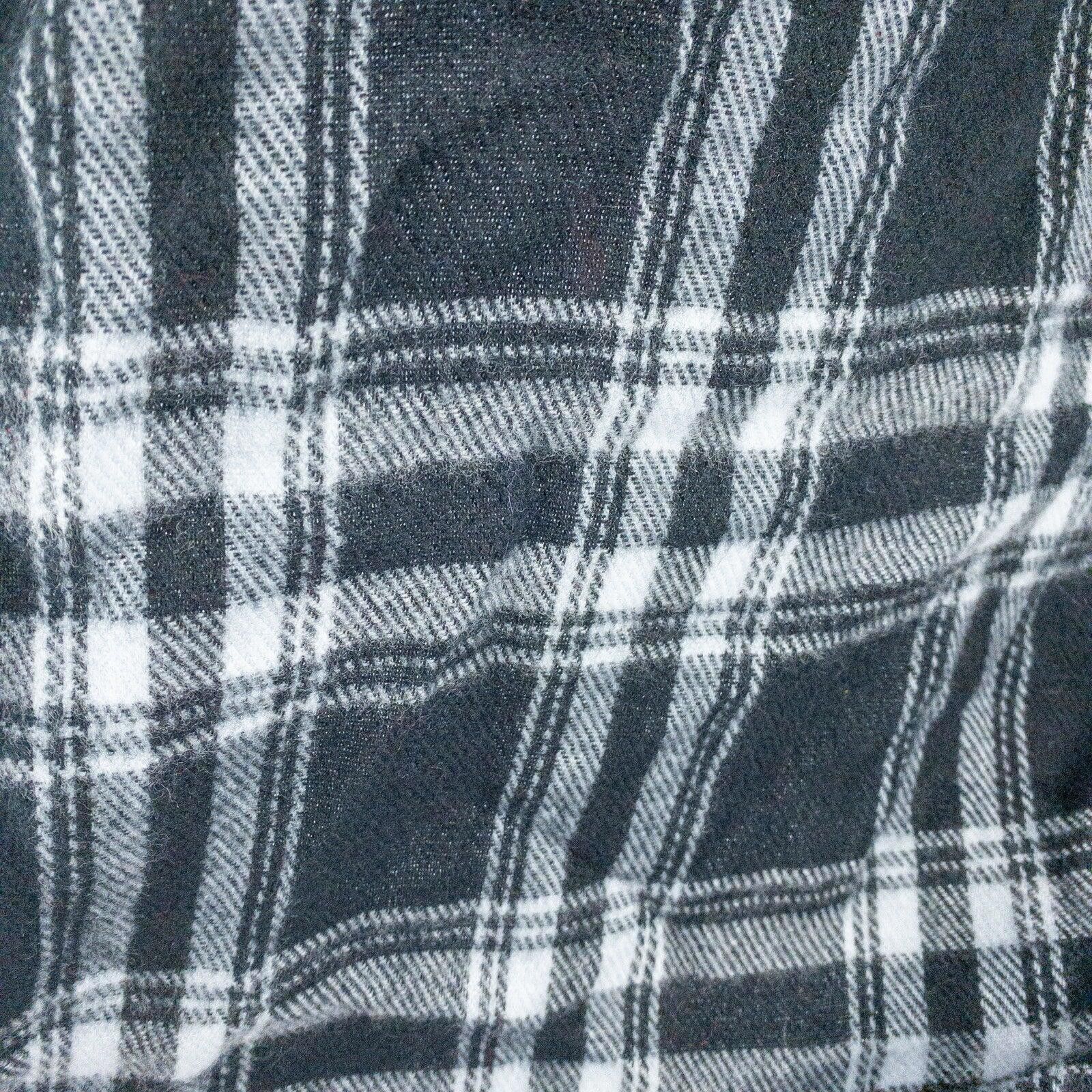 Other Apexx Black Gray Plaid Blanket Scarf Mens Womens One Size Size ONE SIZE - 4 Thumbnail
