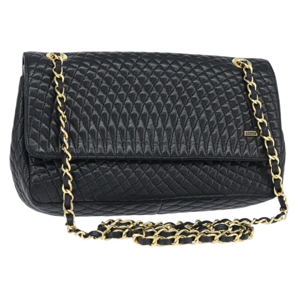 Bally Bally Vintage Chain Quilted Leather Size ONE SIZE - 1 Thumbnail