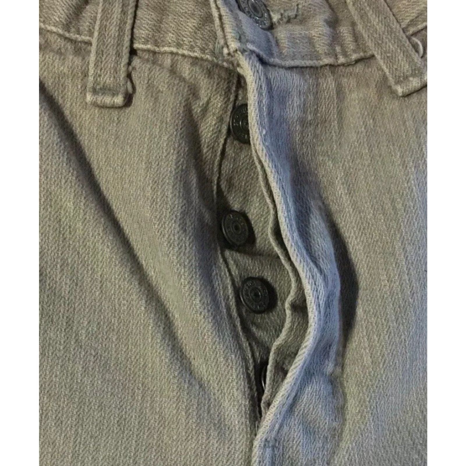 Levi's VINTAGE Levi's 26501 1153 80s 90s Jeans Button Fly Women 28 Gray Grunge Midwest USA 501 Mom Western Biker Size 28" / US 6 / IT 42 - 4 Thumbnail