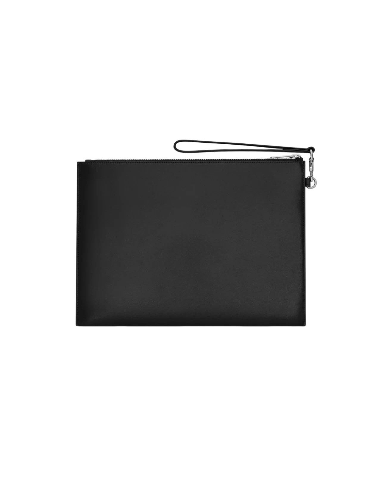 Saint Laurent Paris SAINT LAURENT Cassandre Tiny Black Leather Pouch New Size ONE SIZE - 2 Thumbnail