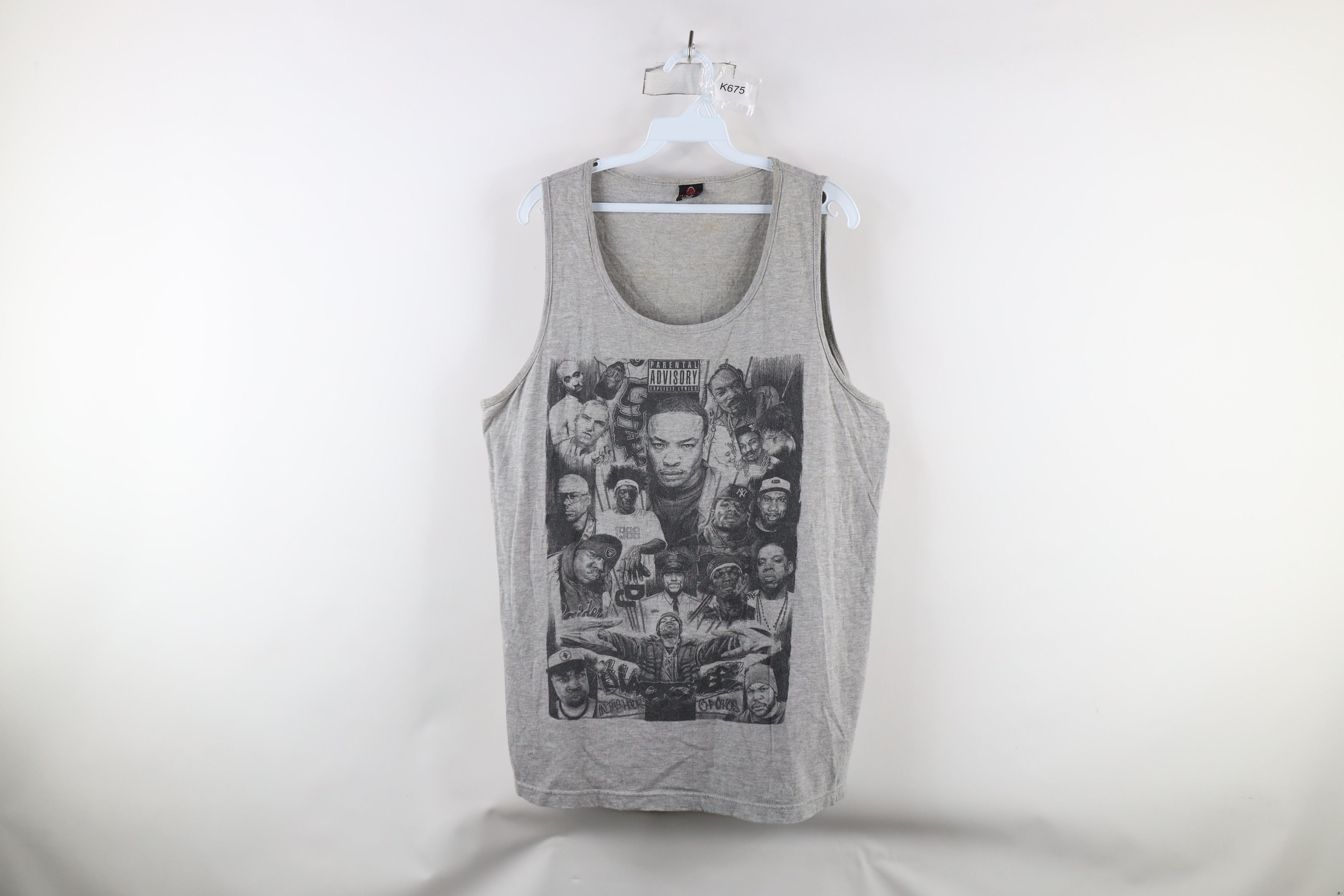 Vintage Vintage Y2K Streetwear Hip Hop Legends Tank Top T-Shirt Gray Size US L / EU 52-54 / 3 - 1 Thumbnail