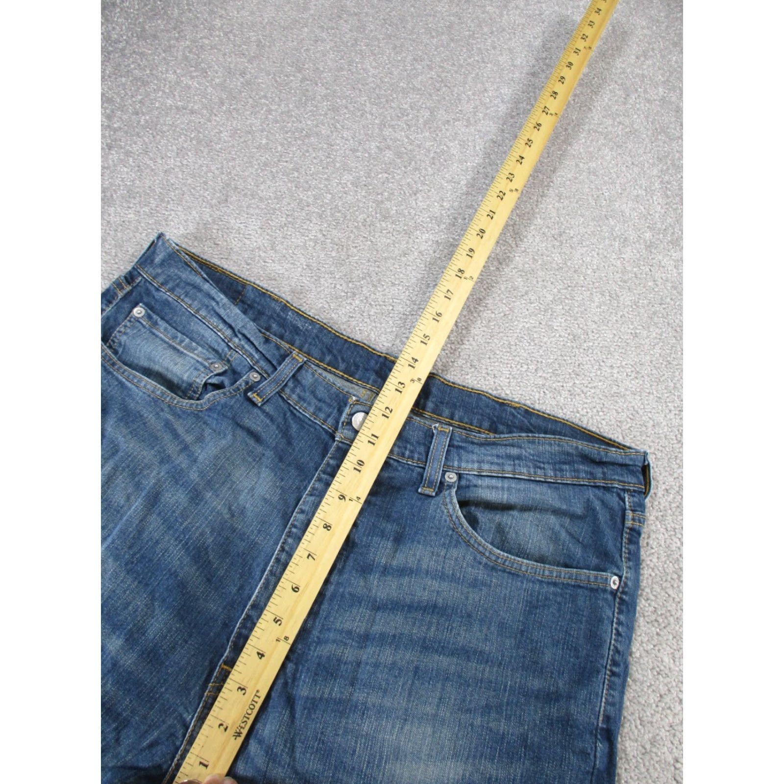 Levi's Levis Levi's 505 Jeans Mens Regular Fit Straight Dark Wash Denim Blue 38x30 38 30 Inseam Regular Size 38 Denim Jeans 505 Brand Levi's 505 Size US 38 / EU 54 - 6 Thumbnail