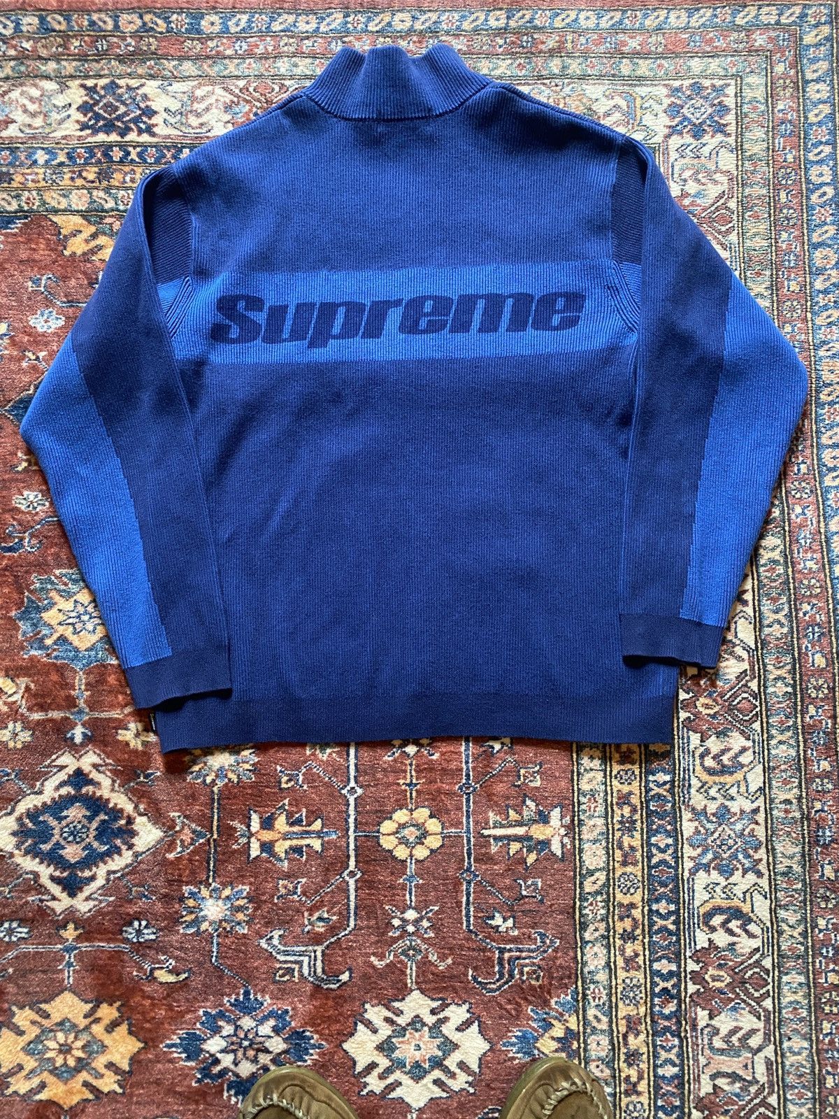 Supreme Blue Supreme Knit Sweater Size US S / EU 44-46 / 1 - 2 Thumbnail