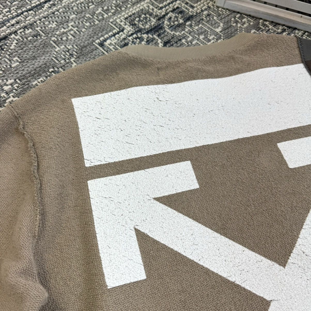 Off-White OFF-WHITE c/o VIRGIL RECONSTRUCTED CAMO SWEATSHIRT Size US S / EU 44-46 / 1 - 11 Thumbnail