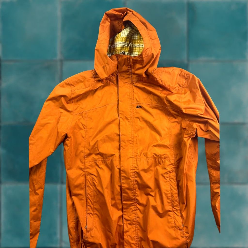 Quiksilver Quiksilver Mountain Division Jacket Mens L Orange Windbreaker Hooded Zip Polyester Ripstop Size US L / EU 52-54 / 3 - 1 Thumbnail