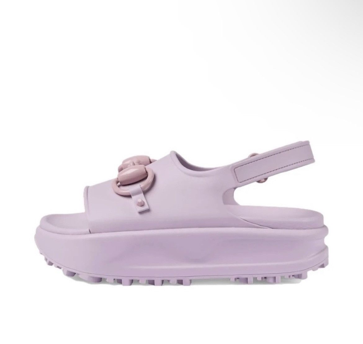 Gucci Gucci Horsebit Flatform Sandal Talc Pink Size 40 Size US 10 / IT 40 - 2 Thumbnail