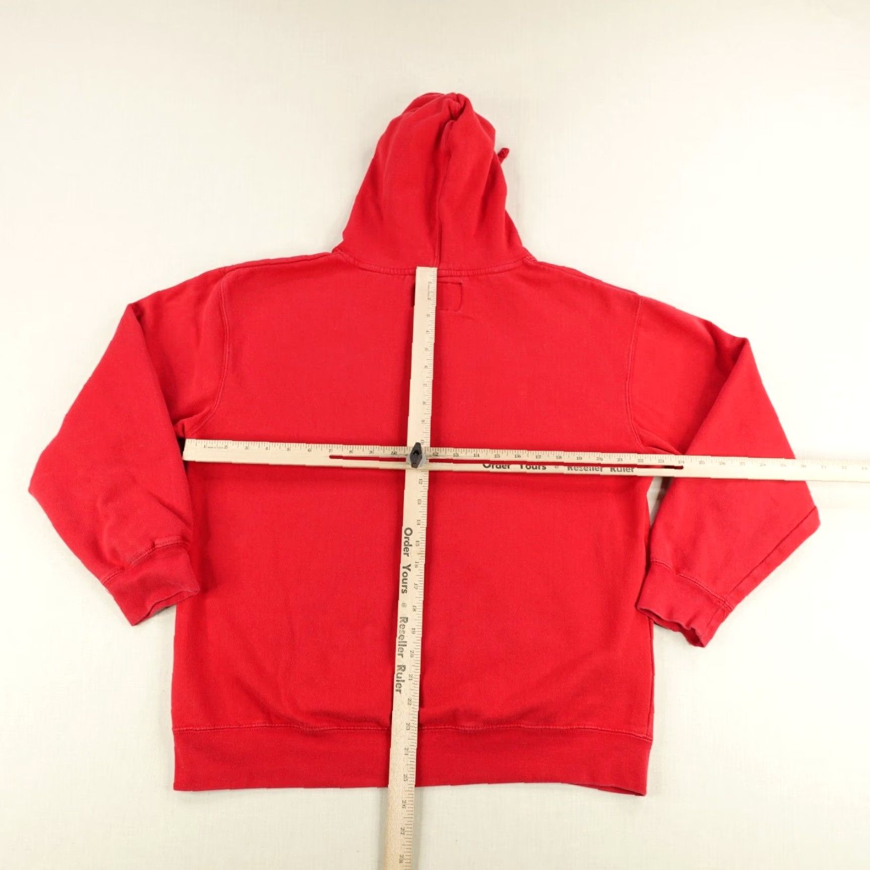 Vintage Troy Lee Designs Hoodie Mens L Red Graphic Print Logo Pullover Hooded Pockets Racing Outdoors - 90s? Size US L / EU 52-54 / 3 - 6 Thumbnail