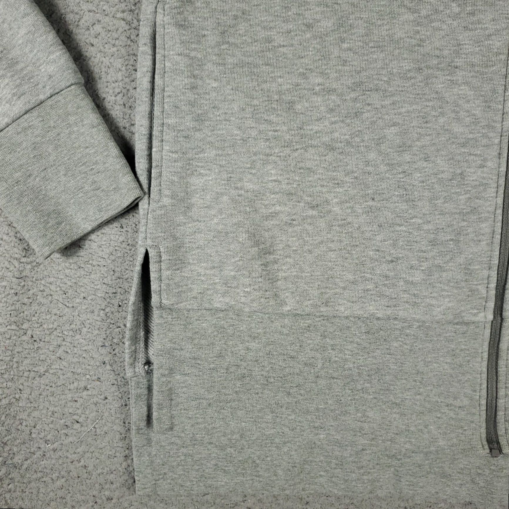 Nike Nike Sweatshirt Womens Small Gray Full Zip Hoodie Sportswear Size S / US 4 / IT 40 - 3 Thumbnail