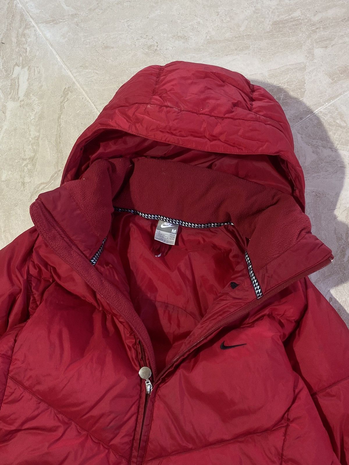 Nike 🔥 Y2K NIKE PUFFER JACKET RED BUBBLE TRAVIS SCOTT VIBES Size US M / EU 48-50 / 2 - 11 Thumbnail