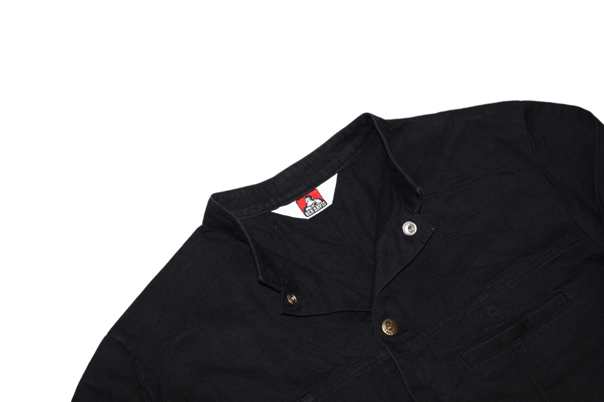 Ben Davis Ben Davis Loose Fit Grandad-collar Snap-button denim shirt Size US S / EU 44-46 / 1 - 3 Thumbnail