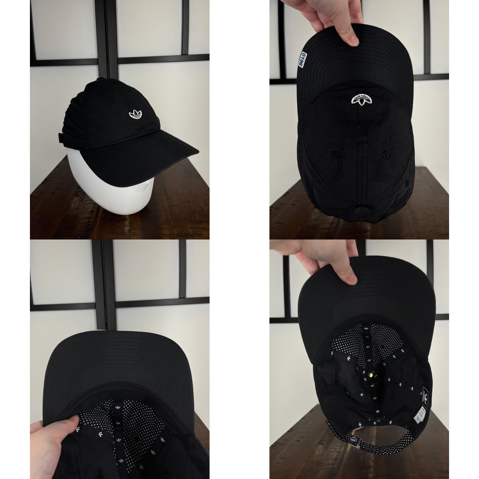 Adidas Adidas Hat Cap Strap Back Women One Size Black Embroidered 100% Nylon Outdoors Golf Hat Women Size ONE SIZE - 8 Thumbnail