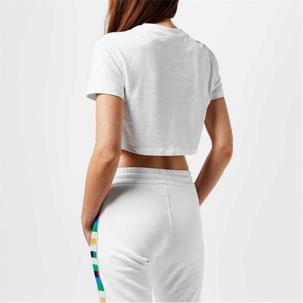 Missoni o1g2r1mq1124 Sport Legacy Logo Crop Top in White Size L / US 10 / IT 46 - 6 Thumbnail