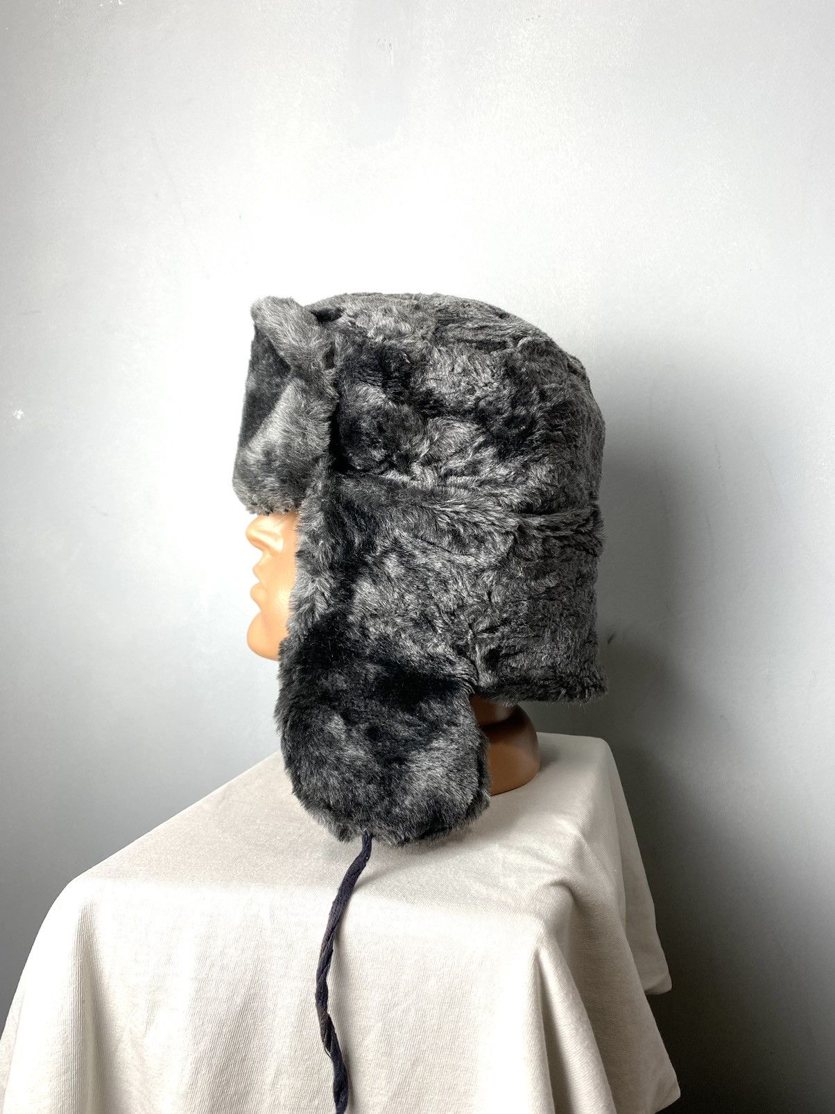 Vintage Vintage 70-80s Fur Ushanka USSR Beanie Mohair Hype American Size ONE SIZE - 3 Thumbnail