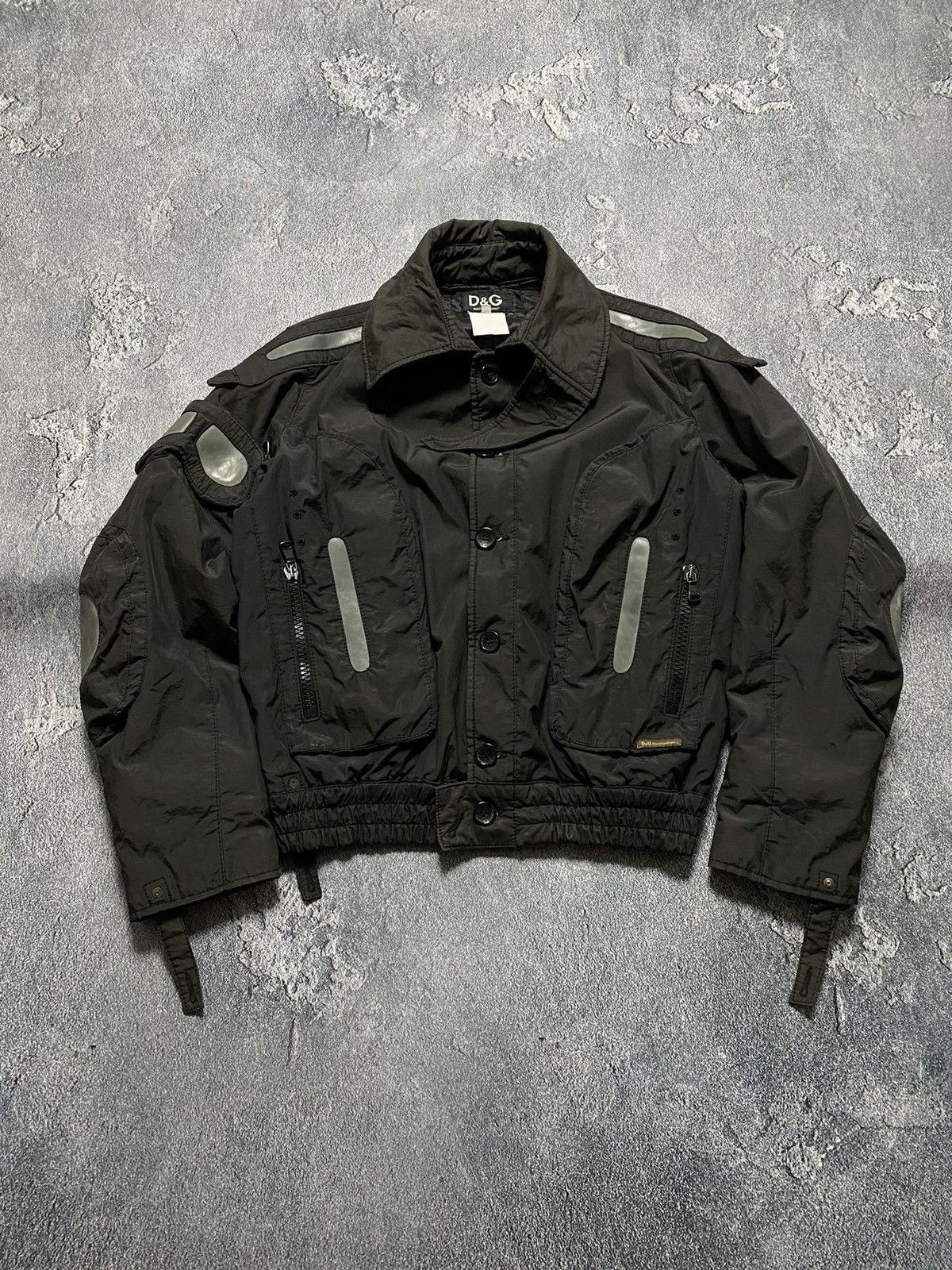 Dolce & Gabbana AW03 D&G ARCHIVE Bondage Parachute Bomber