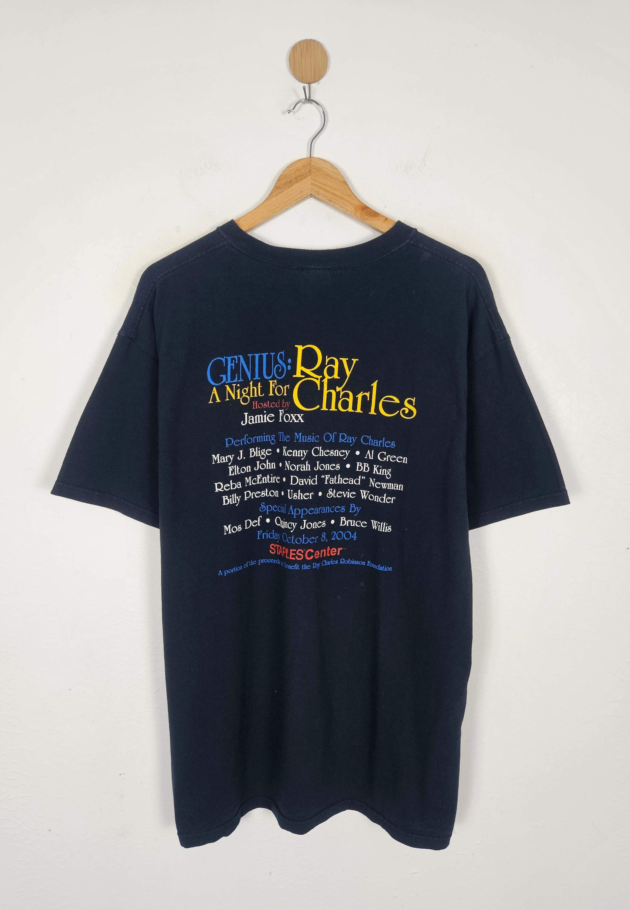 Band Tees Vintage Ray Charles Blues Jazz Band Tees tour Y2K Size US XL / EU 56 / 4 - 2 Thumbnail