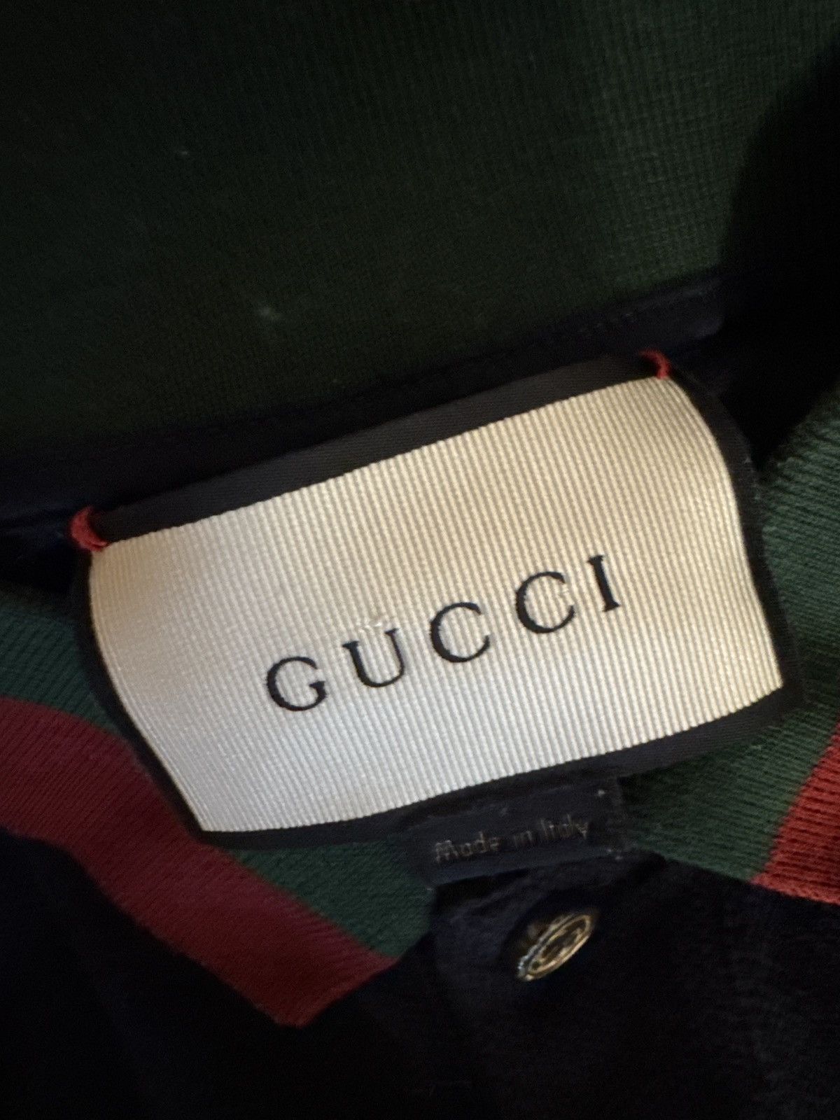 Gucci Gucci Navy Polo Shirt with Pocket Size US M / EU 48-50 / 2 - 7 Thumbnail
