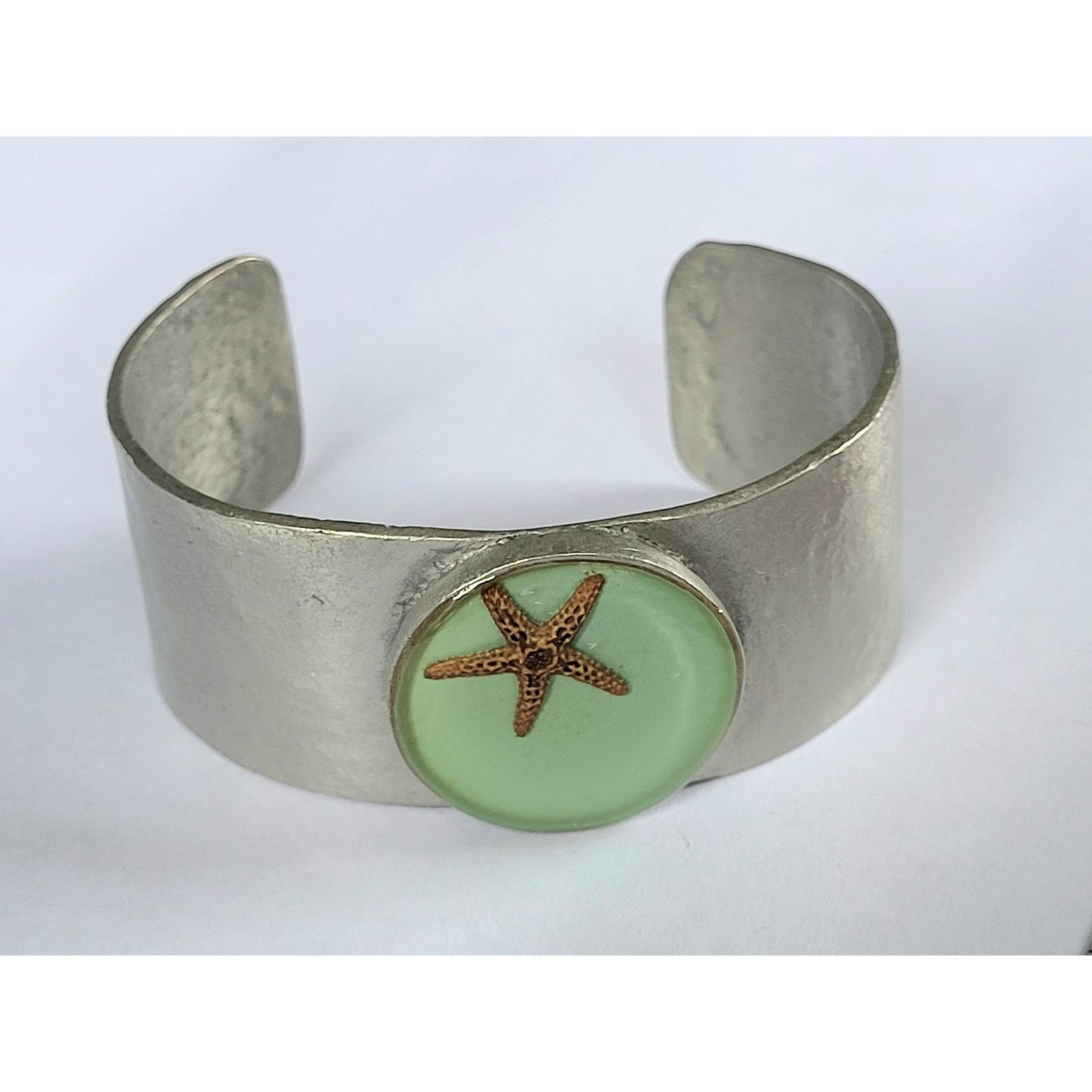 Other Shari Dixon Starfish Silver Bracelet Cuff Coastal Resort Size ONE SIZE - 1 Thumbnail