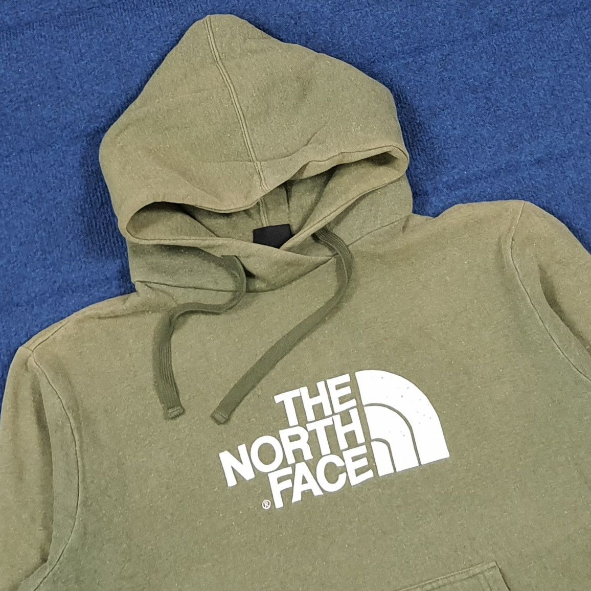 The North Face Vintage The North Face Hoodie Speckled Olive Green C288N23 Size US L / EU 52-54 / 3 - 2 Thumbnail