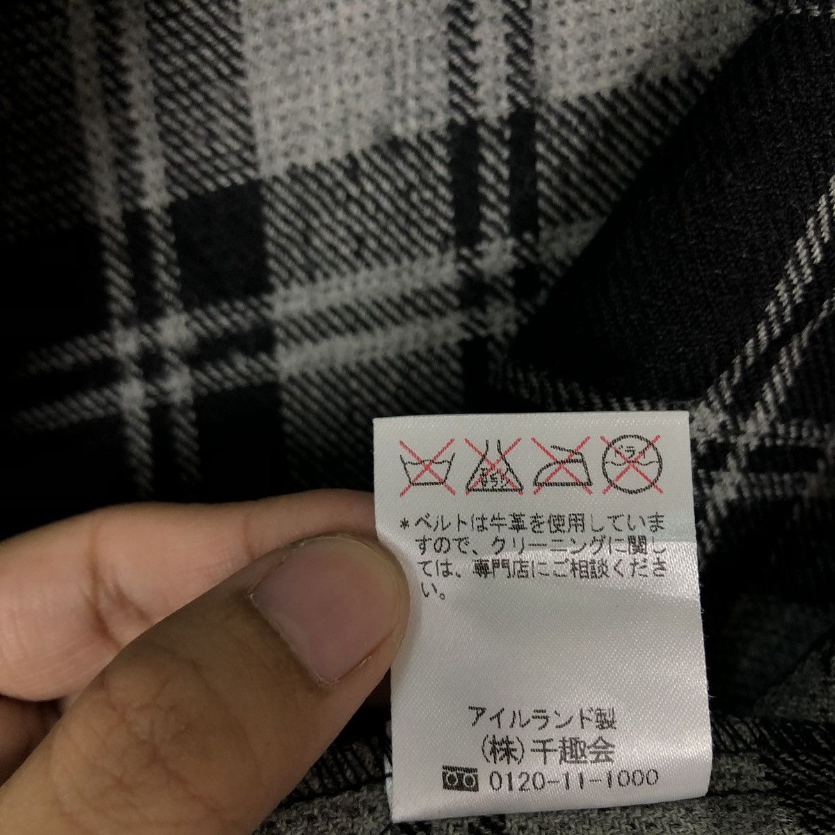 Japanese Brand VINTAGE ONEILL CLOAK OVERSIZED TARTAN DESIGN WOOL Size US L / EU 52-54 / 3 - 13 Thumbnail