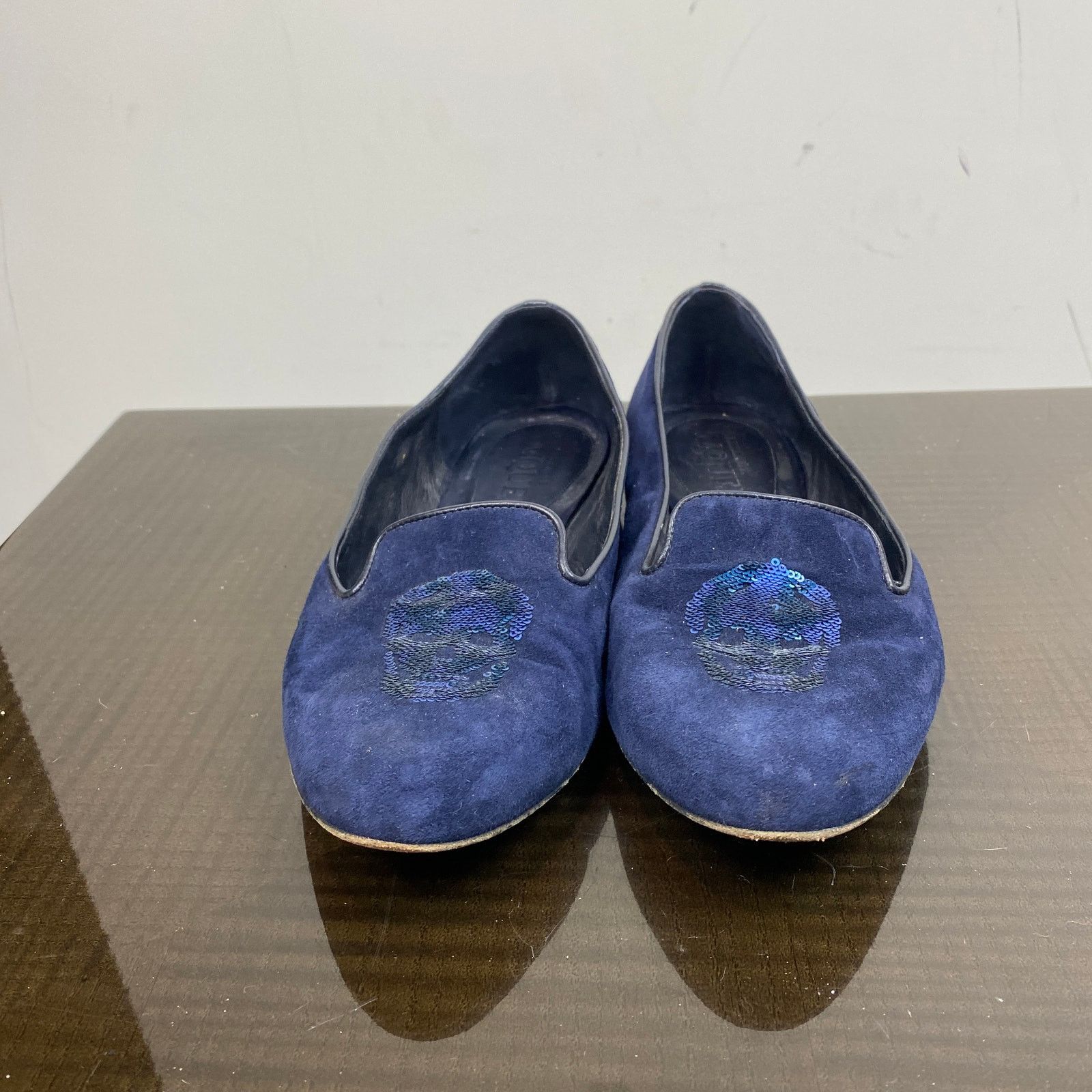Alexander McQueen Alexander McQueen Suede Skull Loafers Flats Women's 39 US 9 Size US 9 / IT 39 - 2 Thumbnail