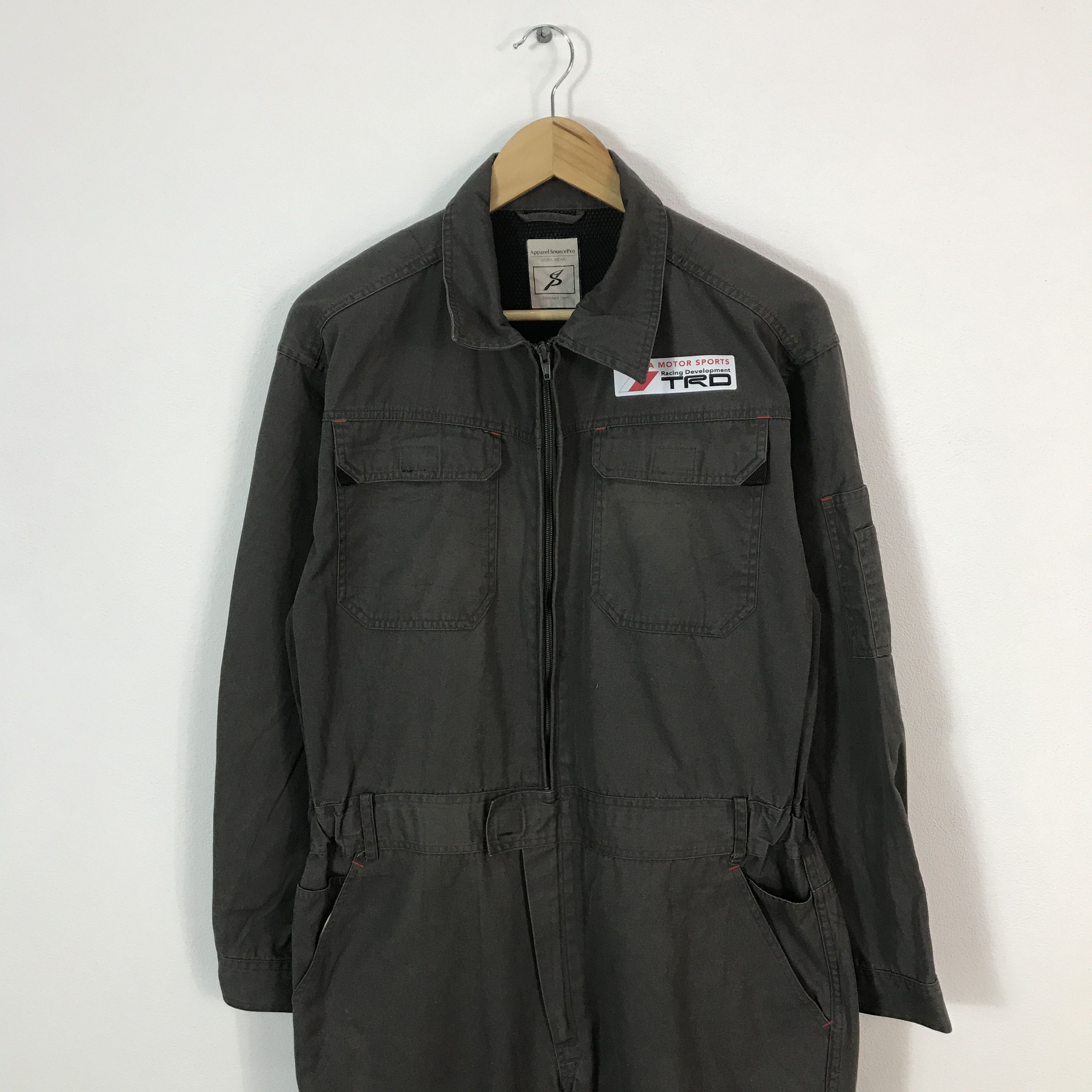 Japanese Brand Vtg Toyota Trd racing Motorsport coverall jacket Size US L / EU 52-54 / 3 - 3 Thumbnail