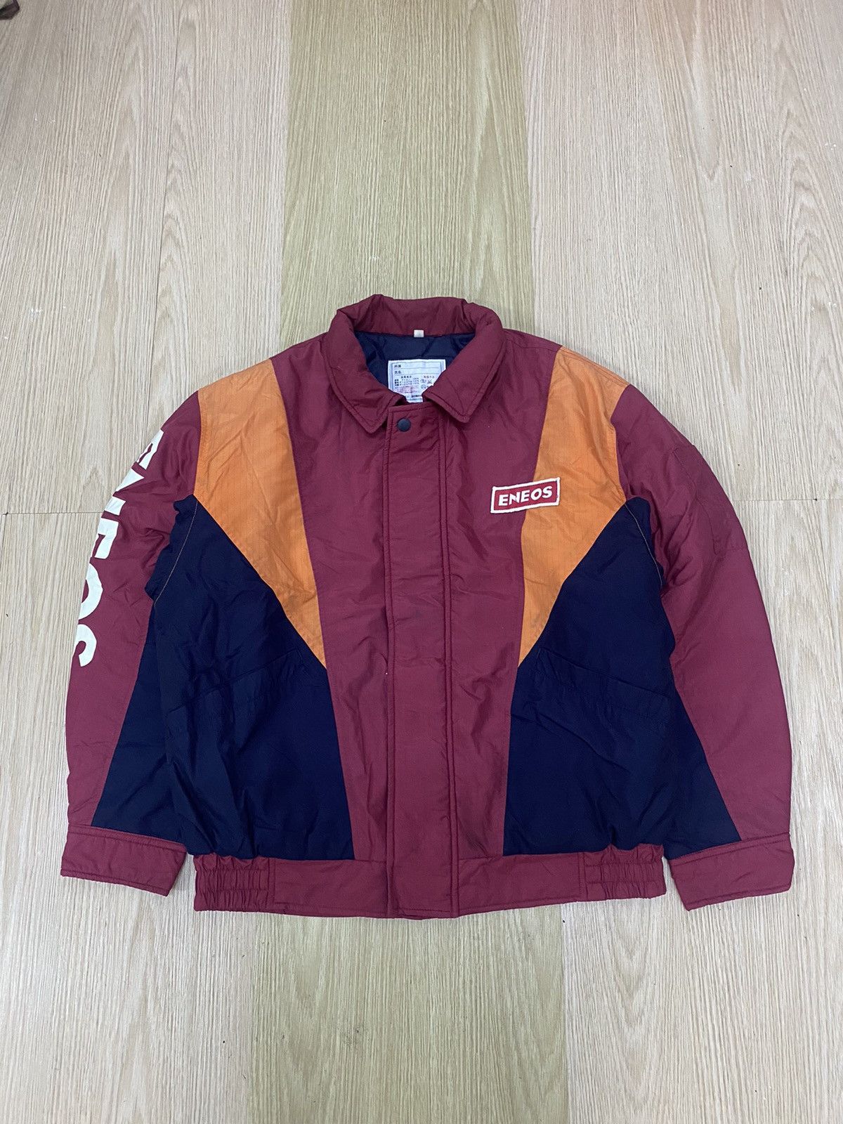 image of Moto x Vintage Eneos Racing Jacket in Red, Men's (Size XL)