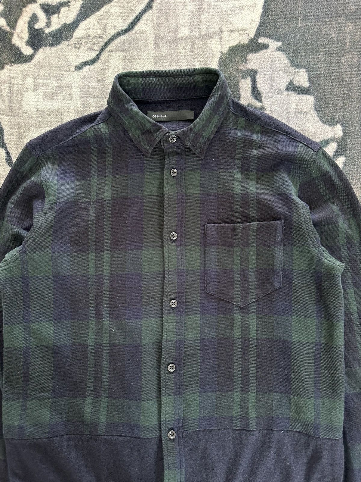 08sircus × Kiminori Morishita AW14 08sircus by Kiminori Morishita plaid polo shirt Size US S / EU 44-46 / 1 - 4 Thumbnail