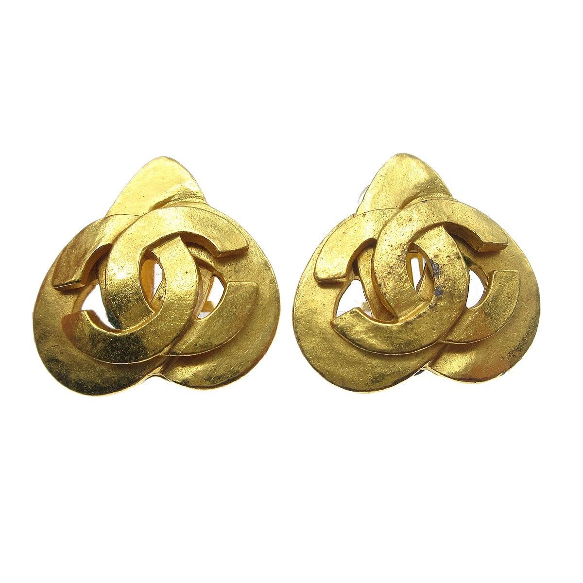 Chanel Chanel CC logo heart Gold-plated Size ONE SIZE - 1 Thumbnail